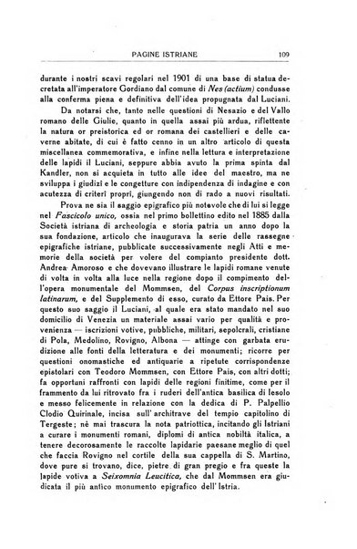 Pagine istriane periodico scientifico letterario-artistico