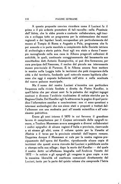 Pagine istriane periodico scientifico letterario-artistico