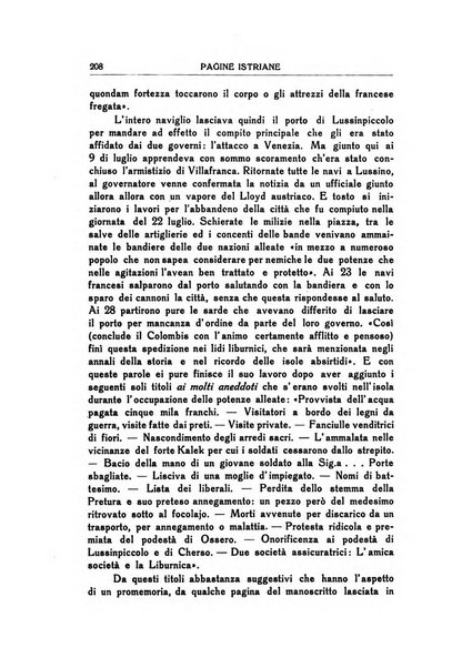 Pagine istriane periodico scientifico letterario-artistico