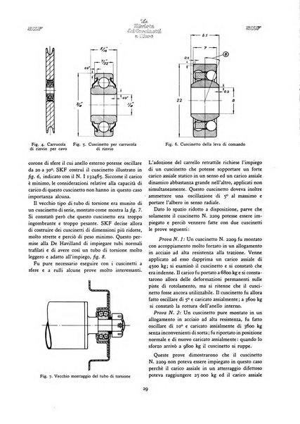 La Rivista dei cuscinetti a sfere rivista tecnica sulle applicazioni dei cuscinetti a sfere ed a rulli