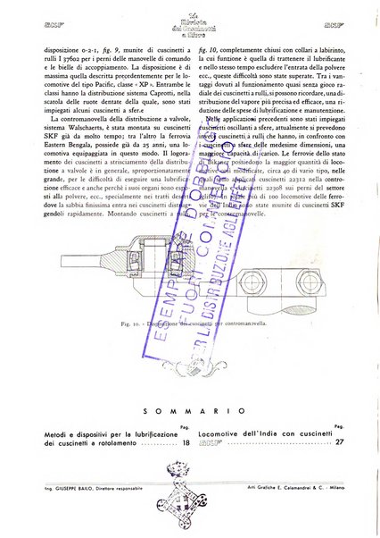 La Rivista dei cuscinetti a sfere rivista tecnica sulle applicazioni dei cuscinetti a sfere ed a rulli