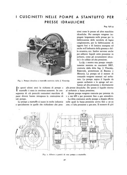 La Rivista dei cuscinetti a sfere rivista tecnica sulle applicazioni dei cuscinetti a sfere ed a rulli