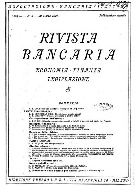 Rivista bancaria