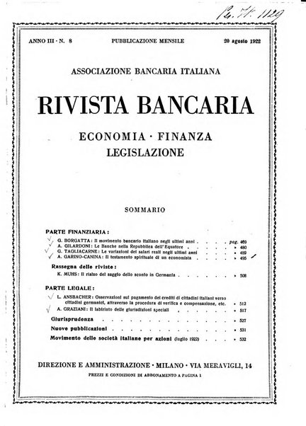 Rivista bancaria