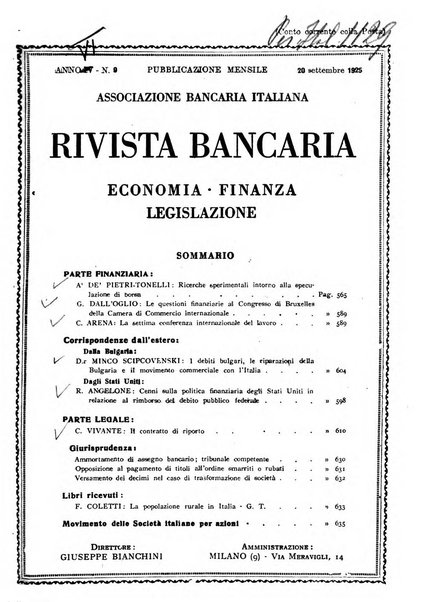 Rivista bancaria