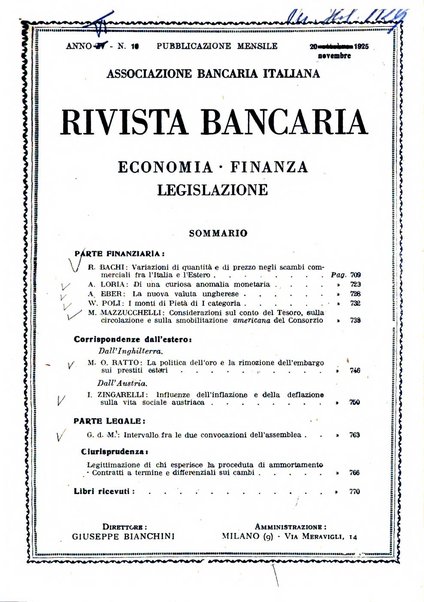 Rivista bancaria