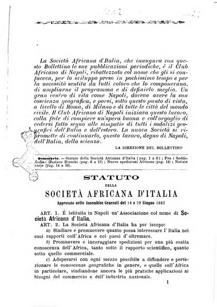 Africa bollettino della Società africana d'Italia