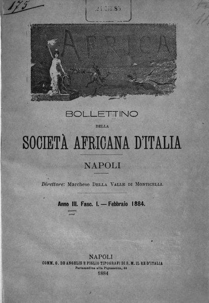 Africa bollettino della Società africana d'Italia