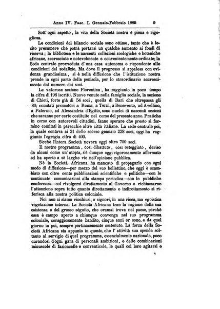 Africa bollettino della Società africana d'Italia