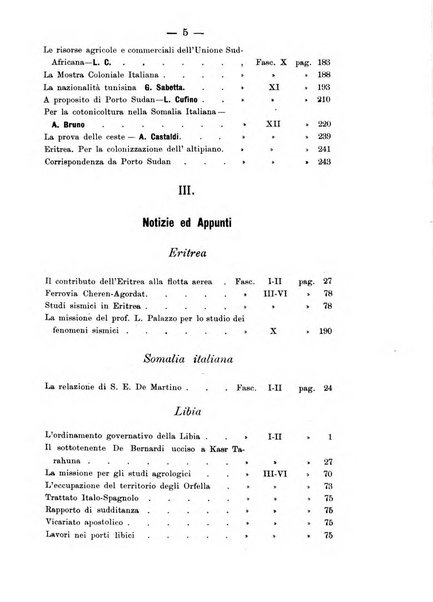 L'Africa italiana bollettino della Società africana d'Italia