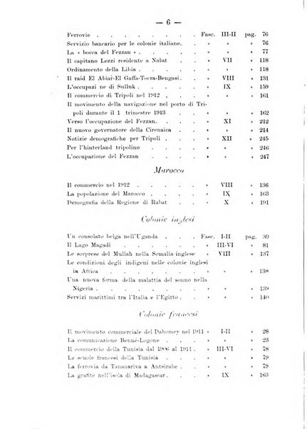 L'Africa italiana bollettino della Società africana d'Italia