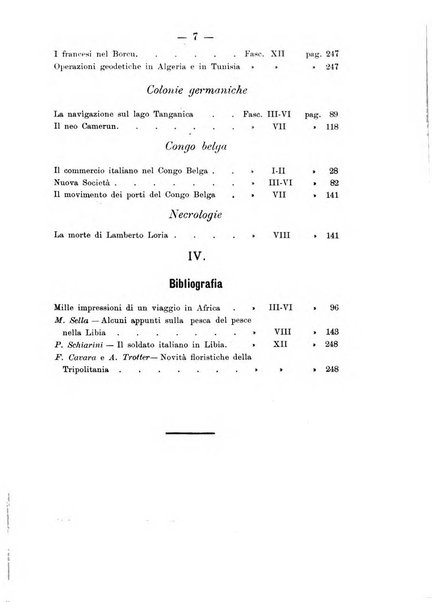 L'Africa italiana bollettino della Società africana d'Italia