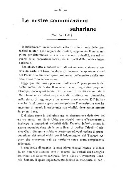 L'Africa italiana bollettino della Società africana d'Italia