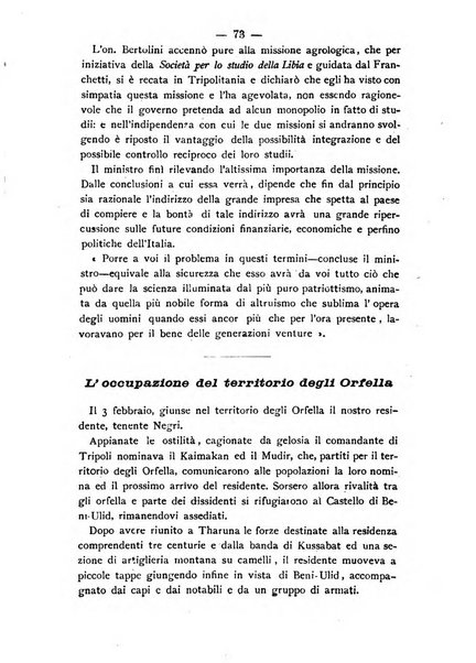 L'Africa italiana bollettino della Società africana d'Italia