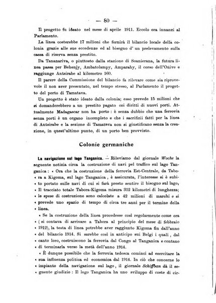 L'Africa italiana bollettino della Società africana d'Italia