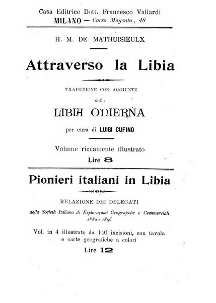 L'Africa italiana bollettino della Società africana d'Italia