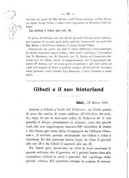 L'Africa italiana bollettino della Società africana d'Italia