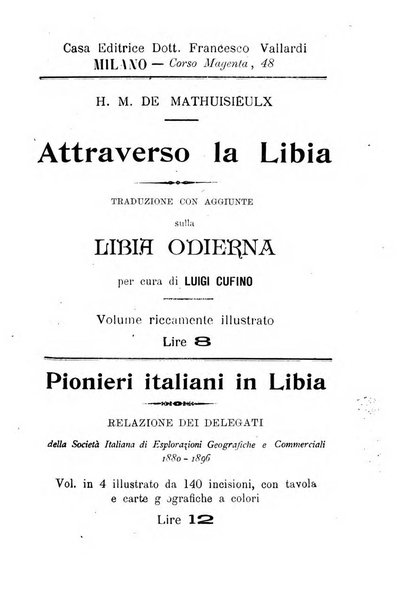 L'Africa italiana bollettino della Società africana d'Italia