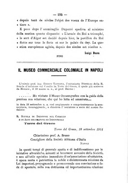 L'Africa italiana bollettino della Società africana d'Italia