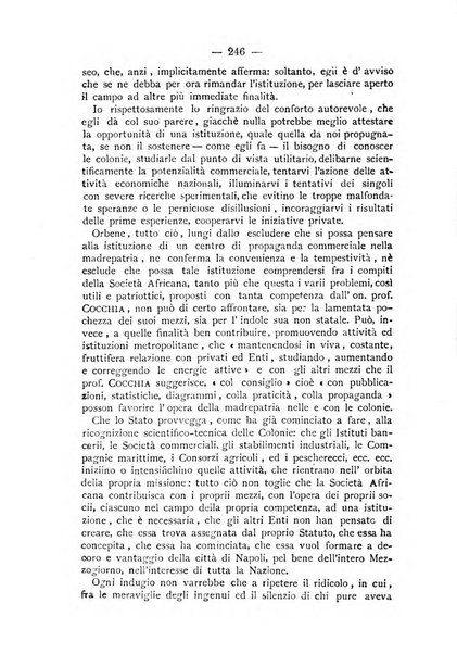 L'Africa italiana bollettino della Società africana d'Italia