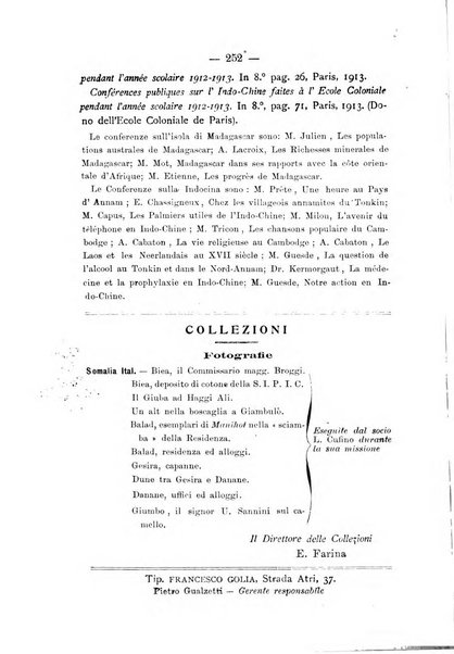 L'Africa italiana bollettino della Società africana d'Italia