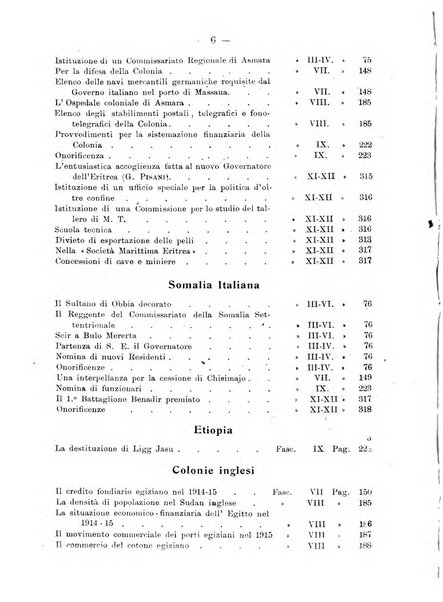 L'Africa italiana bollettino della Società africana d'Italia