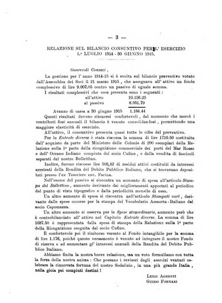 L'Africa italiana bollettino della Società africana d'Italia