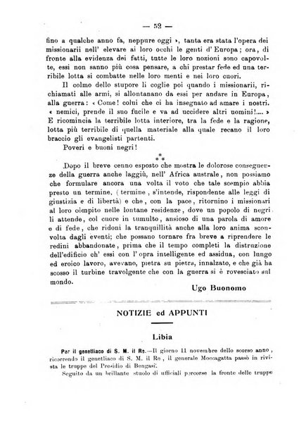 L'Africa italiana bollettino della Società africana d'Italia