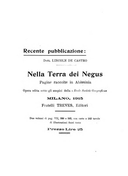 L'Africa italiana bollettino della Società africana d'Italia