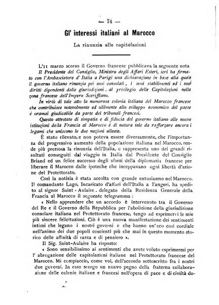 L'Africa italiana bollettino della Società africana d'Italia