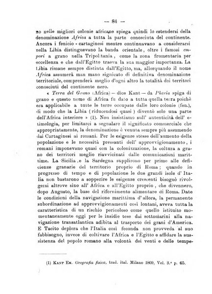 L'Africa italiana bollettino della Società africana d'Italia