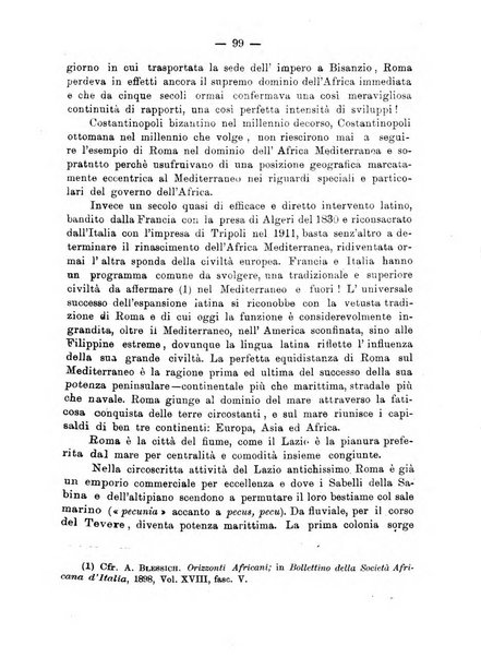 L'Africa italiana bollettino della Società africana d'Italia