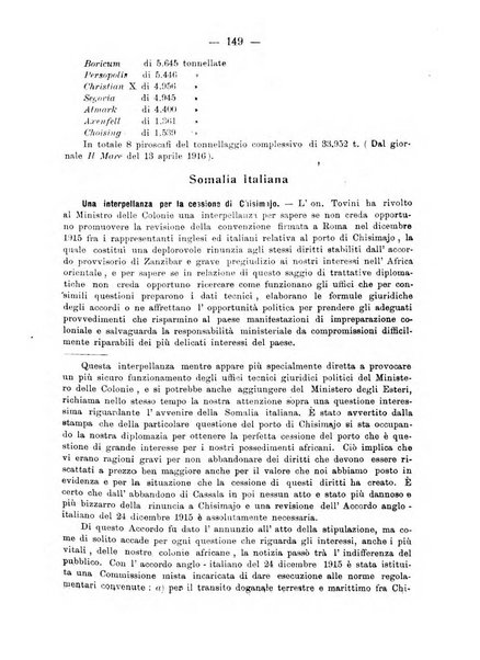 L'Africa italiana bollettino della Società africana d'Italia