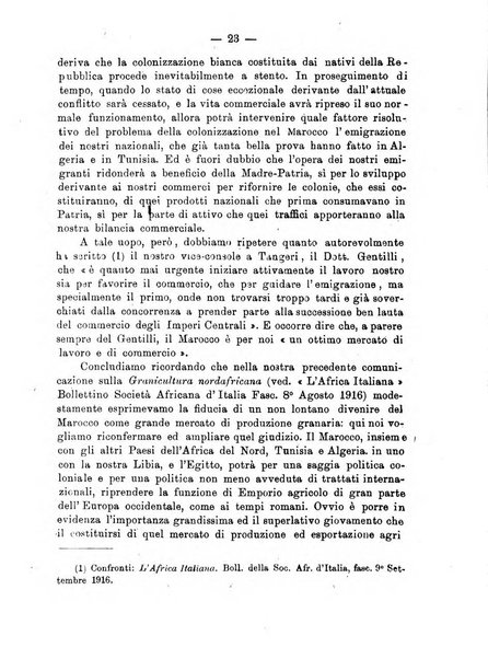 L'Africa italiana bollettino della Società africana d'Italia