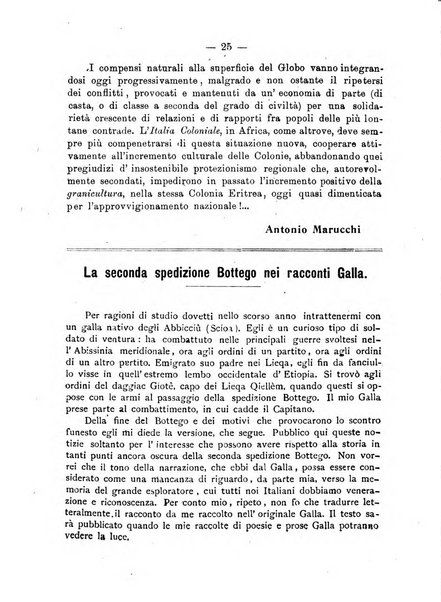 L'Africa italiana bollettino della Società africana d'Italia