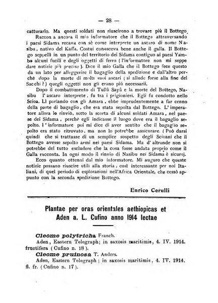 L'Africa italiana bollettino della Società africana d'Italia