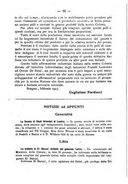 L'Africa italiana bollettino della Società africana d'Italia