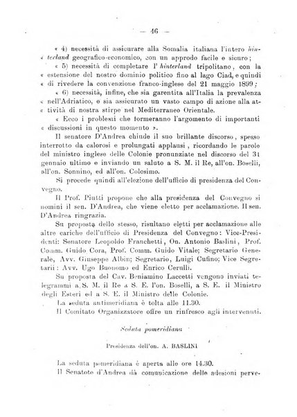 L'Africa italiana bollettino della Società africana d'Italia