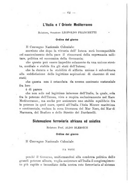 L'Africa italiana bollettino della Società africana d'Italia