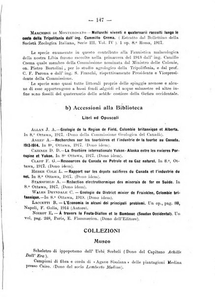 L'Africa italiana bollettino della Società africana d'Italia