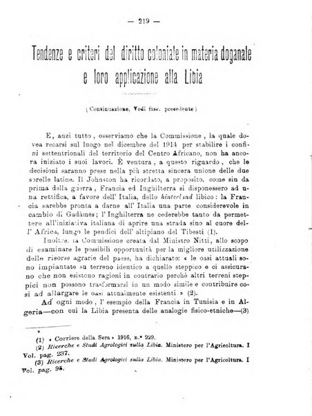 L'Africa italiana bollettino della Società africana d'Italia