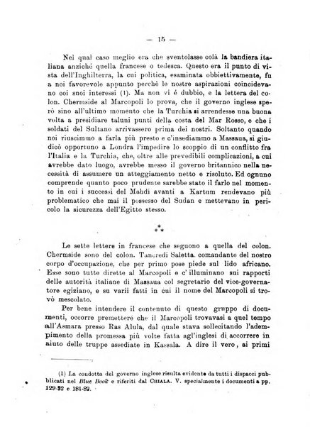 L'Africa italiana bollettino della Società africana d'Italia