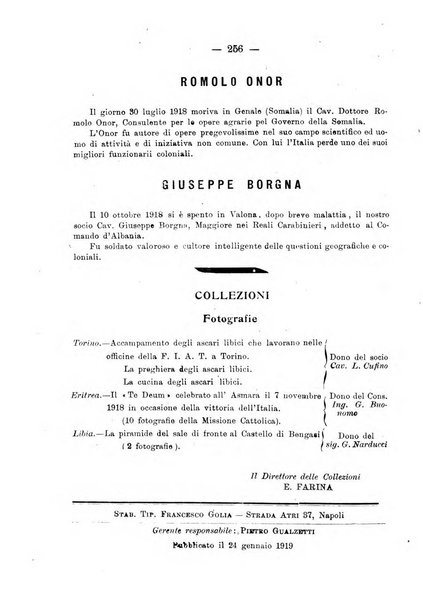 L'Africa italiana bollettino della Società africana d'Italia