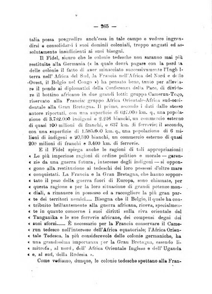 L'Africa italiana bollettino della Società africana d'Italia