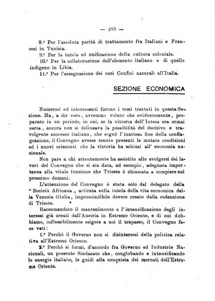 L'Africa italiana bollettino della Società africana d'Italia