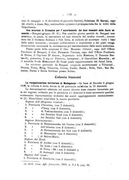 L'Africa italiana bollettino della Società africana d'Italia