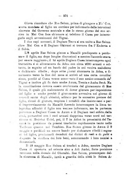 L'Africa italiana bollettino della Società africana d'Italia