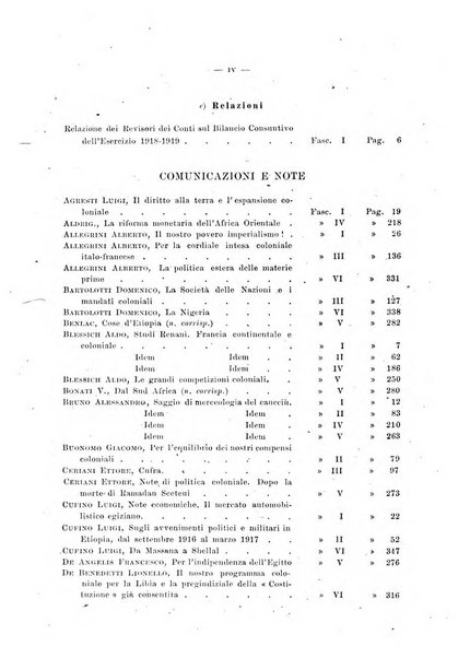 L'Africa italiana bollettino della Società africana d'Italia