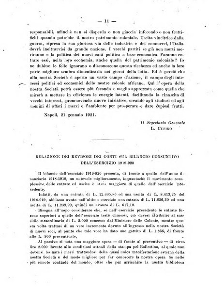 L'Africa italiana bollettino della Società africana d'Italia