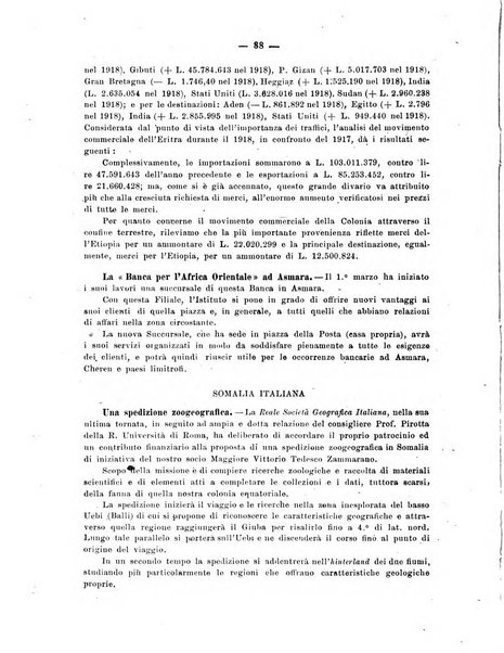 L'Africa italiana bollettino della Società africana d'Italia